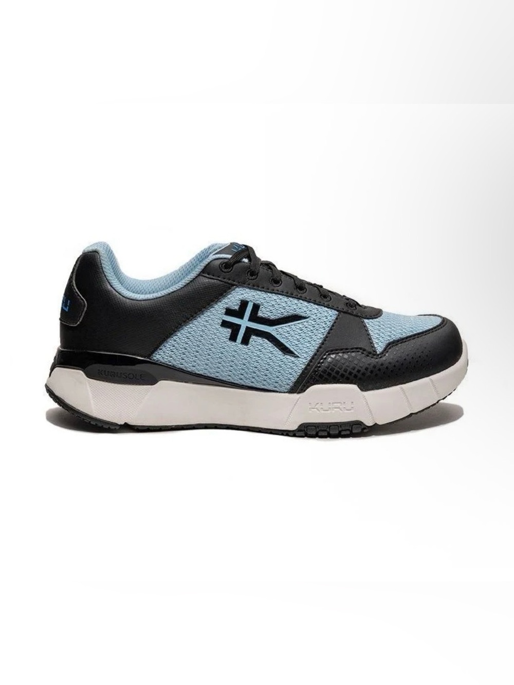 NWT KURU Quantum 2.0 | Jet Black-Misty Blue Sneakers | Size 10.5 W | 9 M
